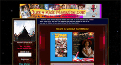 Desktop Screenshot of just4kidsmagazine.com