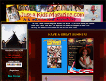 Tablet Screenshot of just4kidsmagazine.com